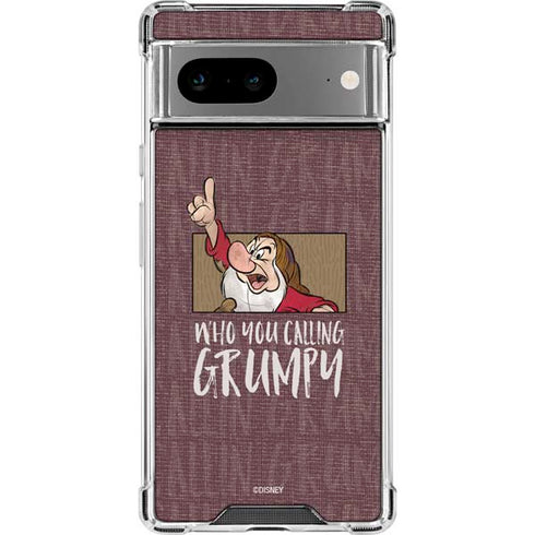 Disney Snow White Grumpy Google Pixel 7a Clear Case